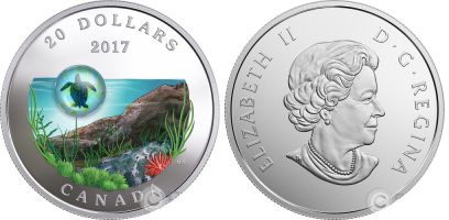 Монеты с черепахами Канада