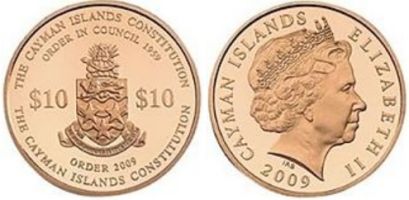 Монеты с черепахами Великобритания (Каймановы острова)
