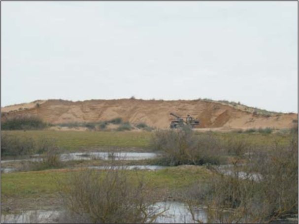 Рис. 5. Разрушение местообитаний Tesudo graeca в окрестностях оз. Аджи