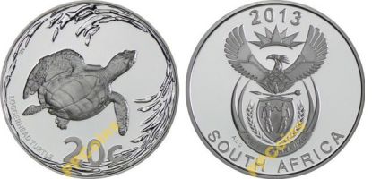 Монеты с черепахами ЮАР